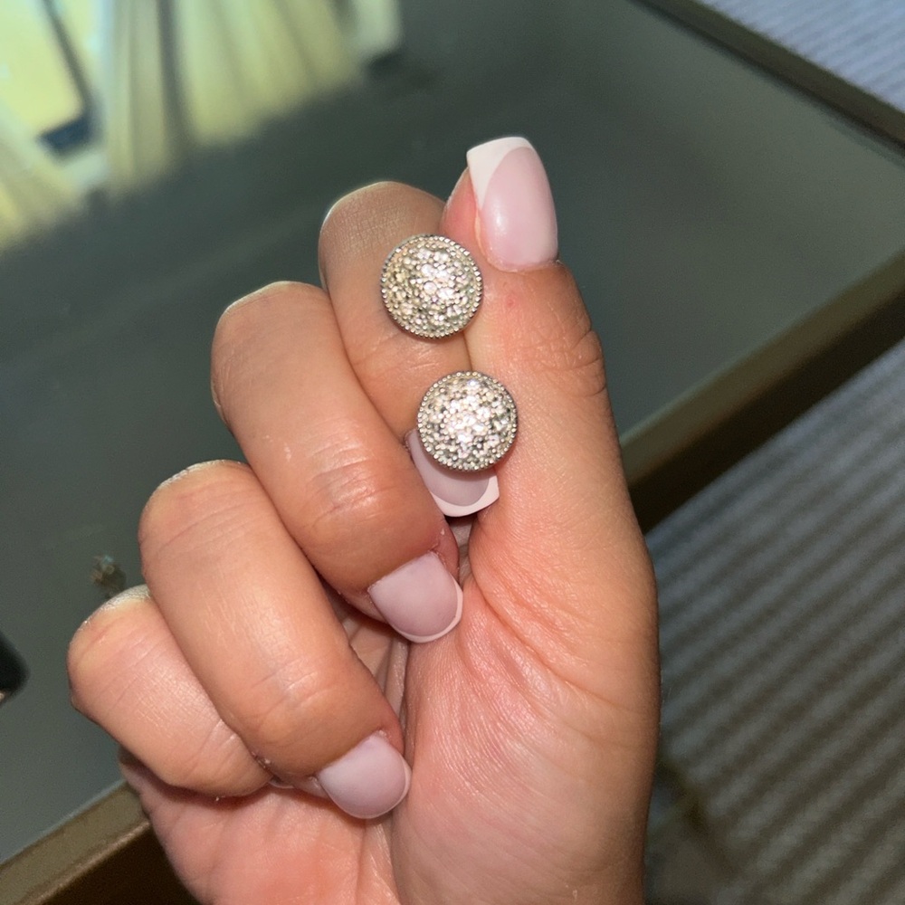Elegant Silver Stud Earrings